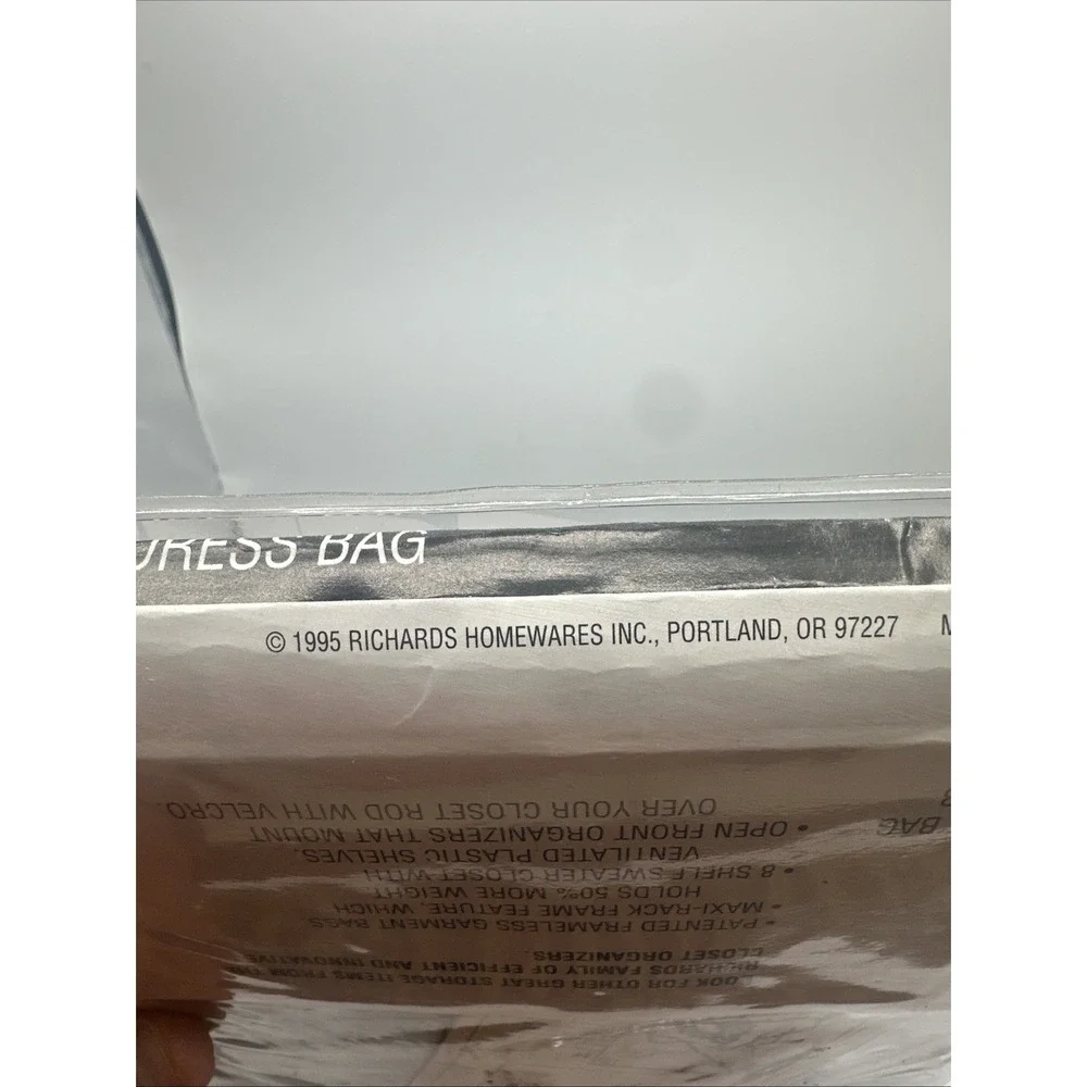 Richards Frameless Clear Dress Bag 15